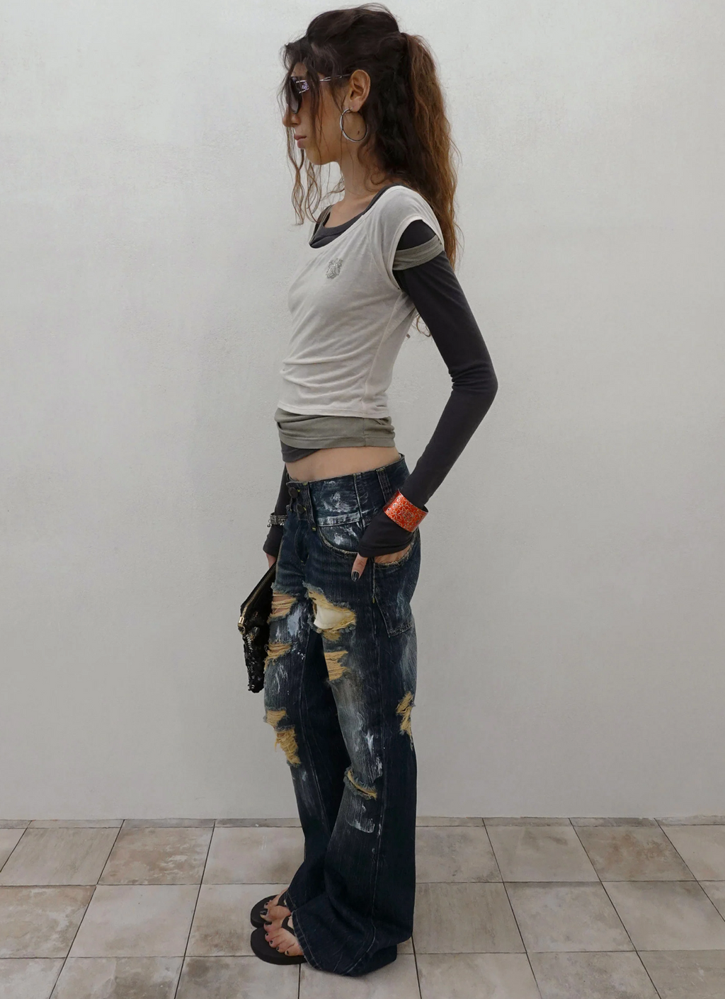 【SCULPTOR】Lazy Layered Tee - 3 colors