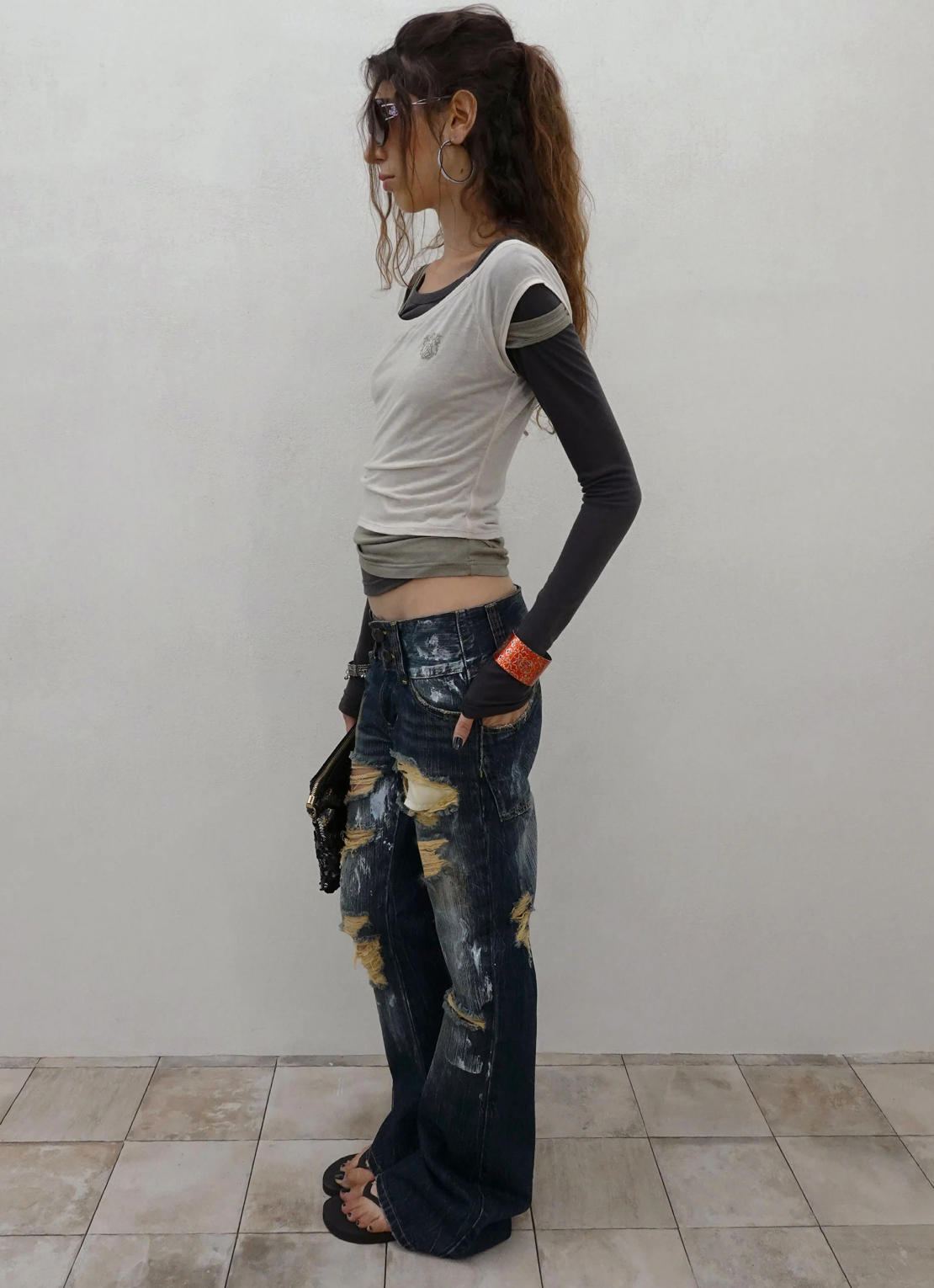 【SCULPTOR】Lazy Layered Tee - 3 colors