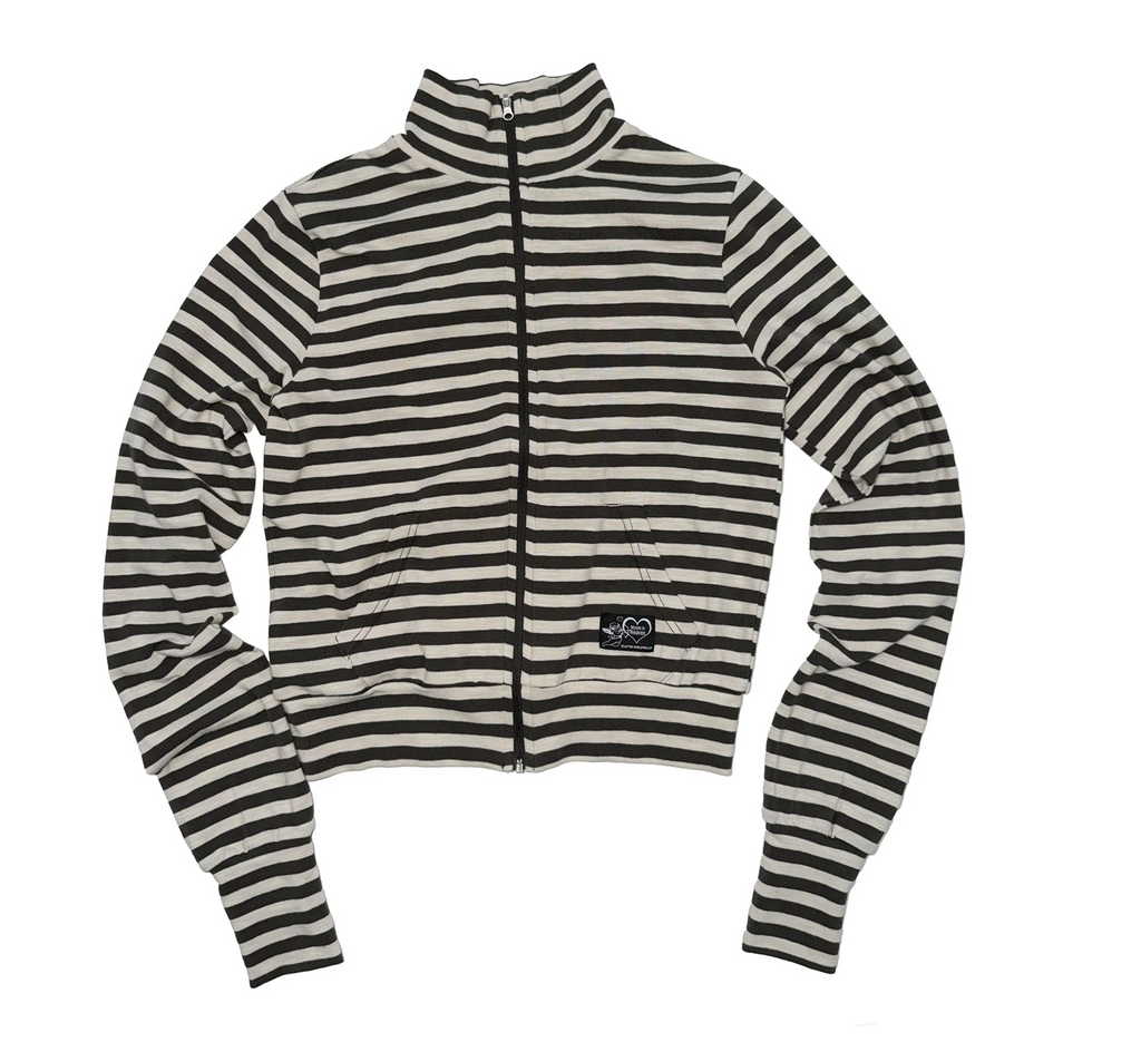 【SCULPTOR】Classic Striped Jersey Zip-Up  - 4 colors