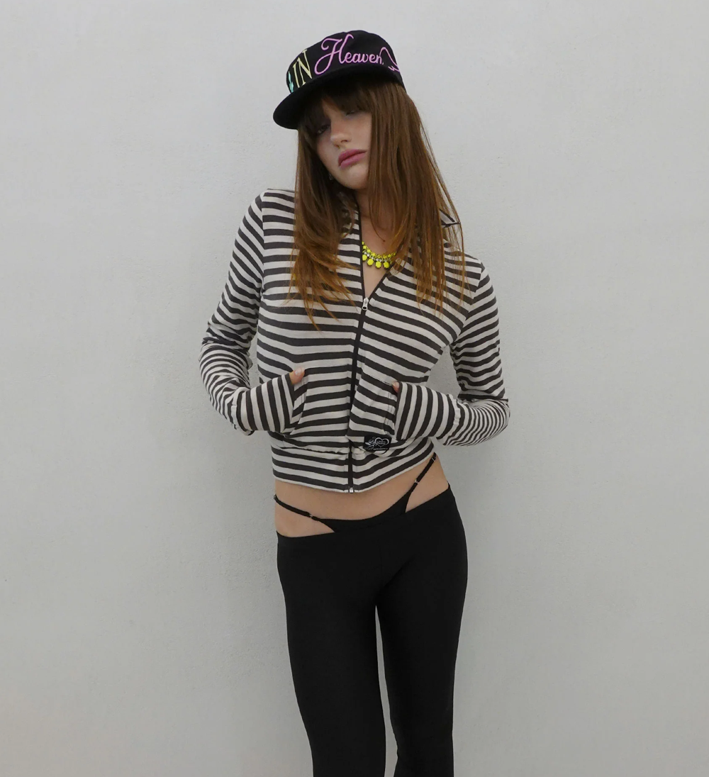 【SCULPTOR】Classic Striped Jersey Zip-Up  - 4 colors