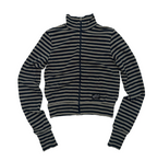 【SCULPTOR】Classic Striped Jersey Zip-Up  - 4 colors
