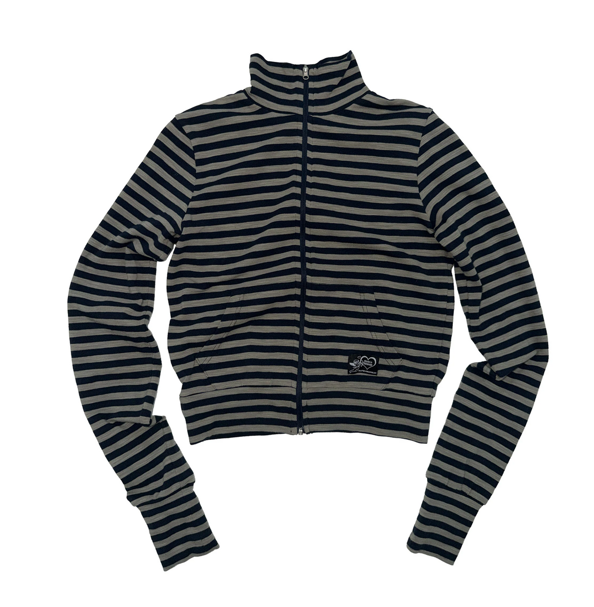 【SCULPTOR】Classic Striped Jersey Zip-Up  - 4 colors