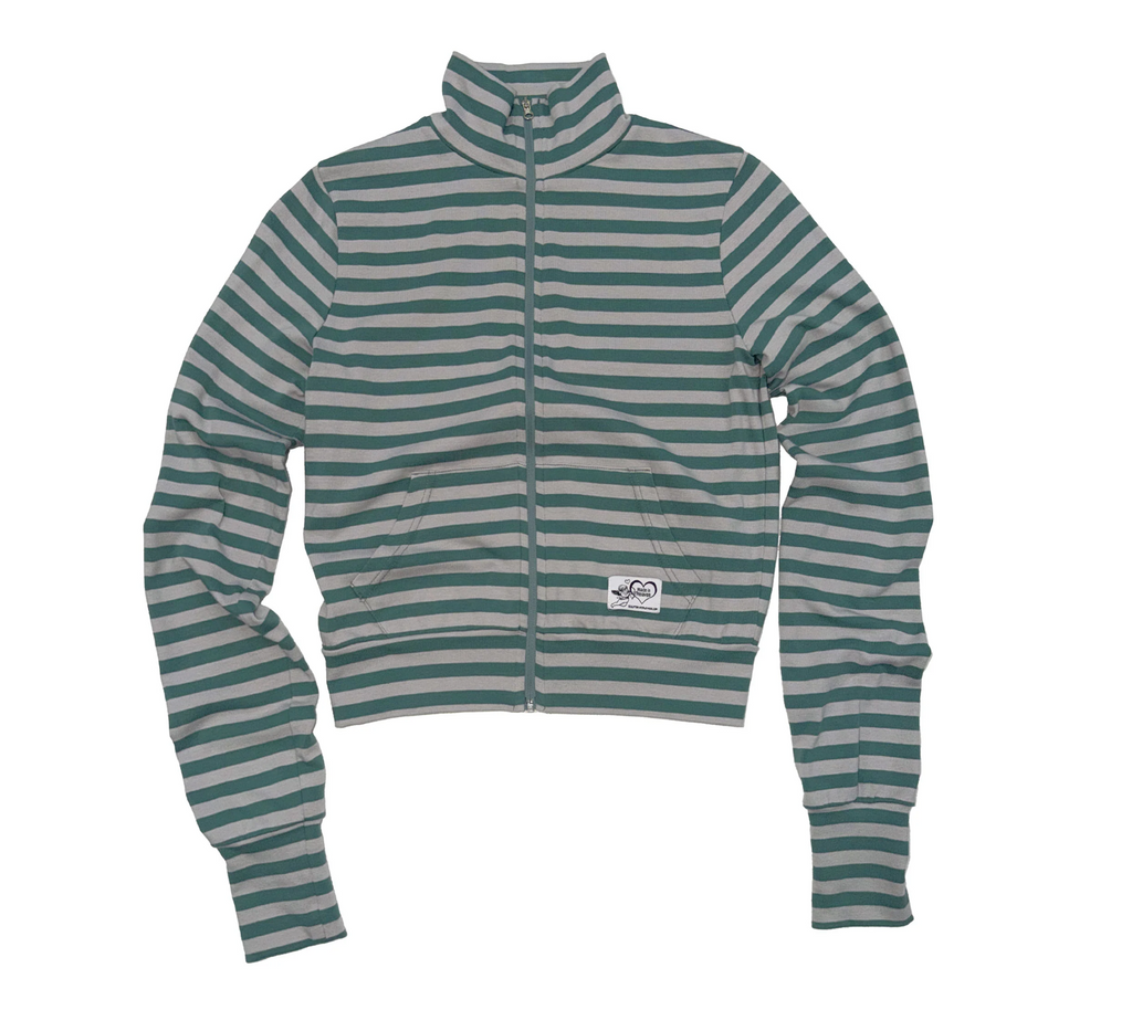 【SCULPTOR】Classic Striped Jersey Zip-Up  - 4 colors