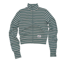 【SCULPTOR】Classic Striped Jersey Zip-Up  - 4 colors