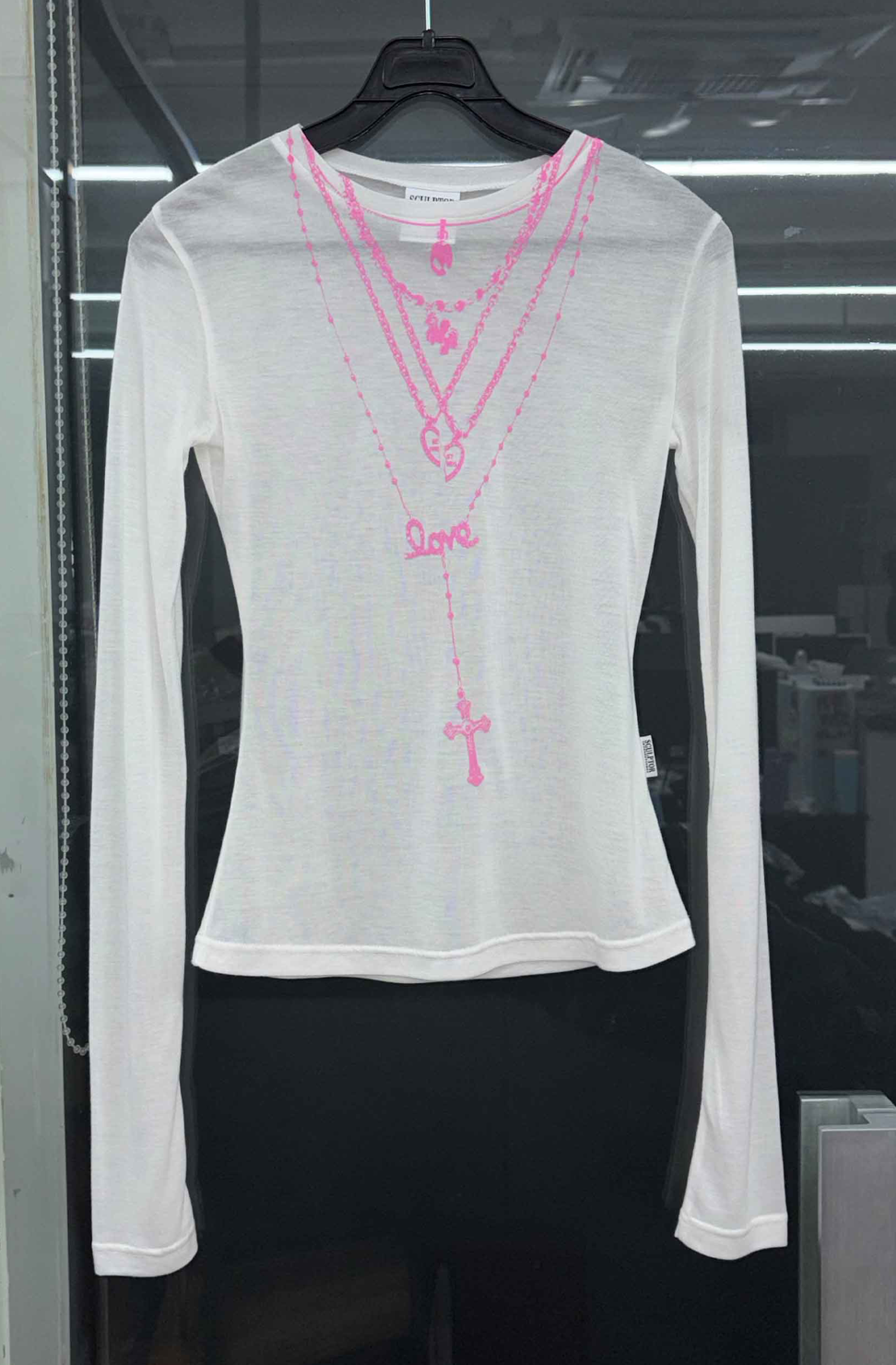 【SCULPTOR】Faux Necklace Tee - 4 colors