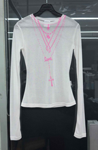 【SCULPTOR】Faux Necklace Tee - 4 colors