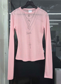 【SCULPTOR】Faux Necklace Tee - 4 colors