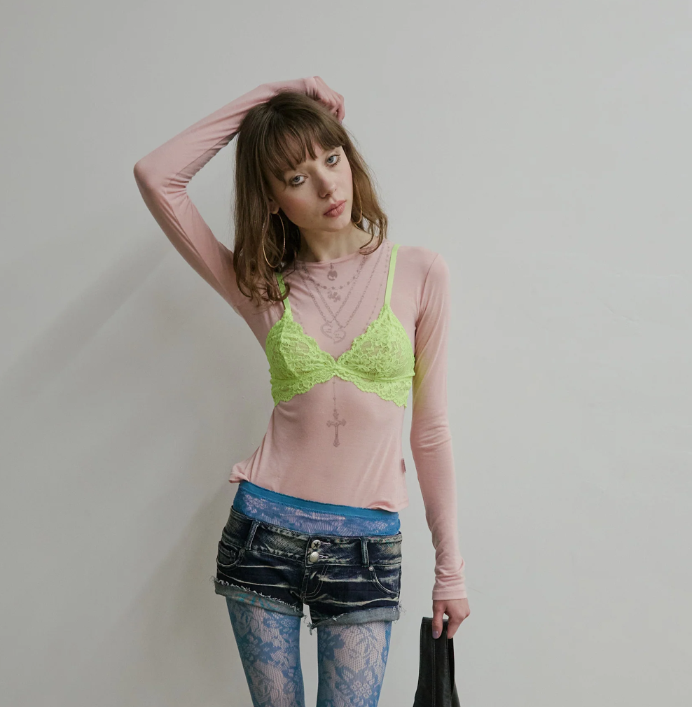 【SCULPTOR】Faux Necklace Tee - 4 colors