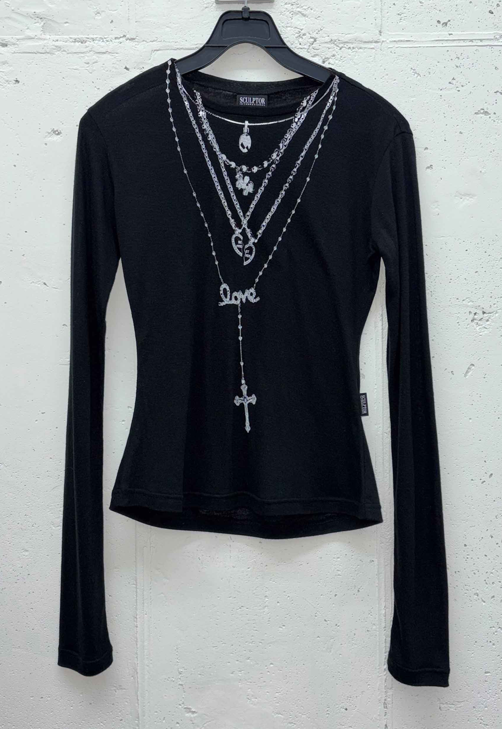 【SCULPTOR】Faux Necklace Tee - 4 colors