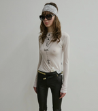 【SCULPTOR】Faux Necklace Tee - 4 colors