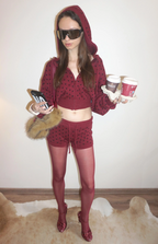 【SCULPTOR】Snowflake Knit Zip-Up  - 3 colors