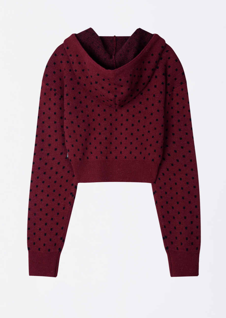 【SCULPTOR】Snowflake Knit Zip-Up  - 3 colors