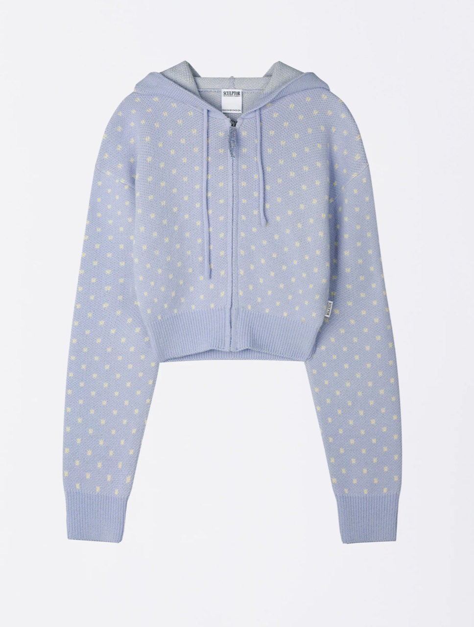 【SCULPTOR】Snowflake Knit Zip-Up  - 3 colors