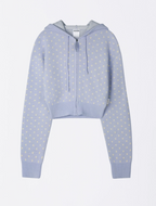 【SCULPTOR】Snowflake Knit Zip-Up  - 3 colors