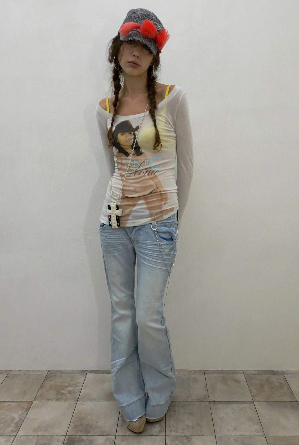 【SCULPTOR】Confession Chain Denim  - 3 colors