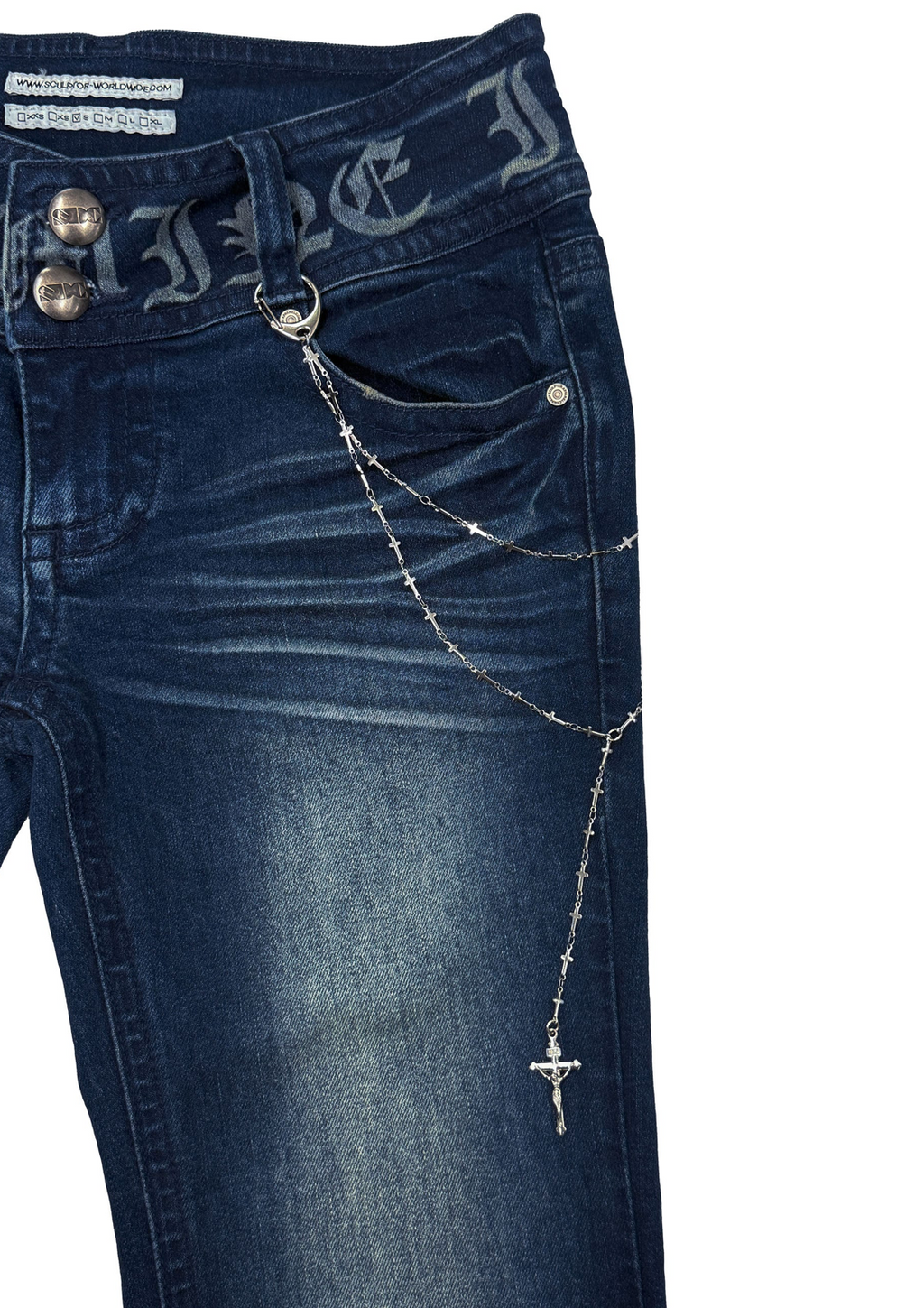 【SCULPTOR】Confession Chain Denim  - 3 colors