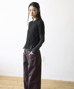 【TCM】 layered button long sleeve - 2 colors