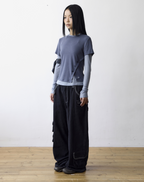 【TCM】 layered button long sleeve - 2 colors