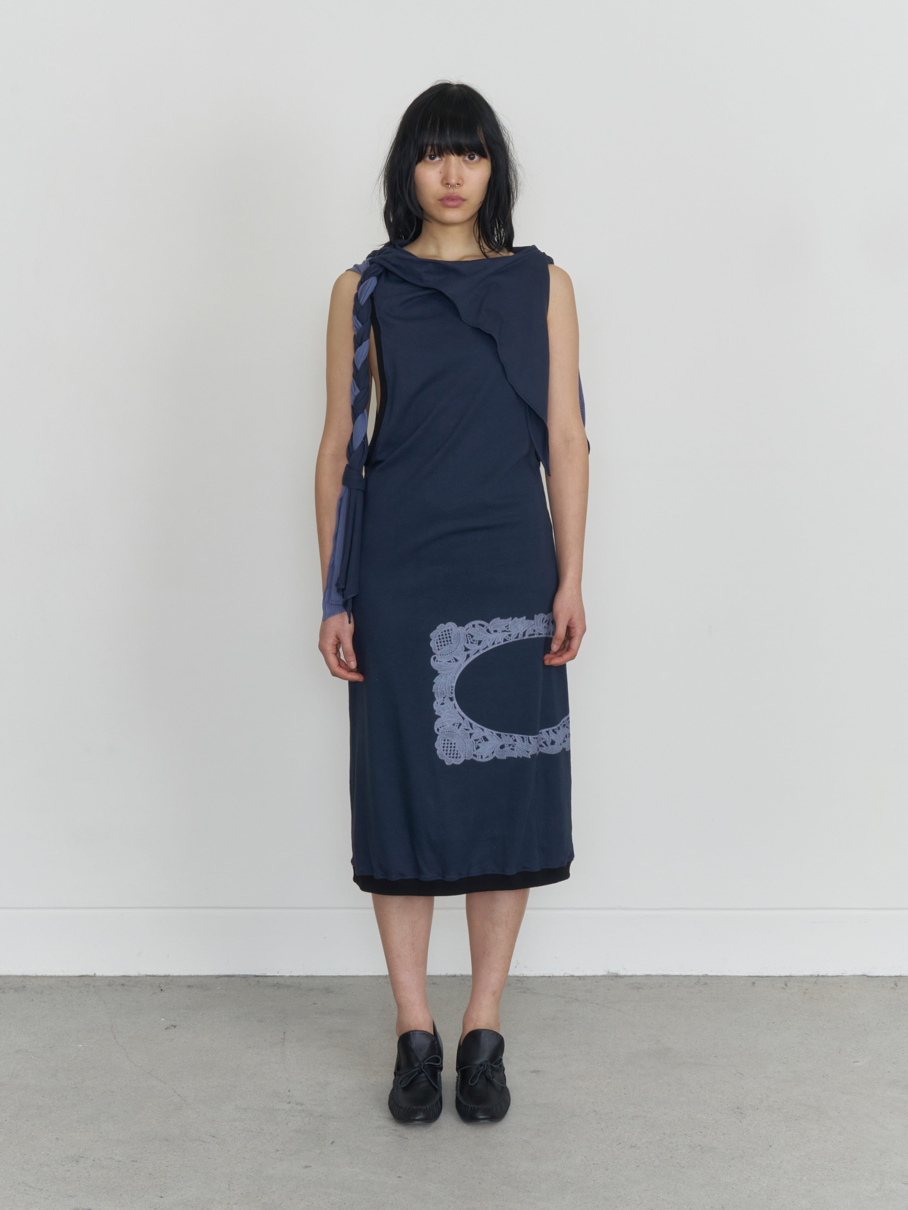 【odlyworkshop】Braided Cape Dress  - 2 colors