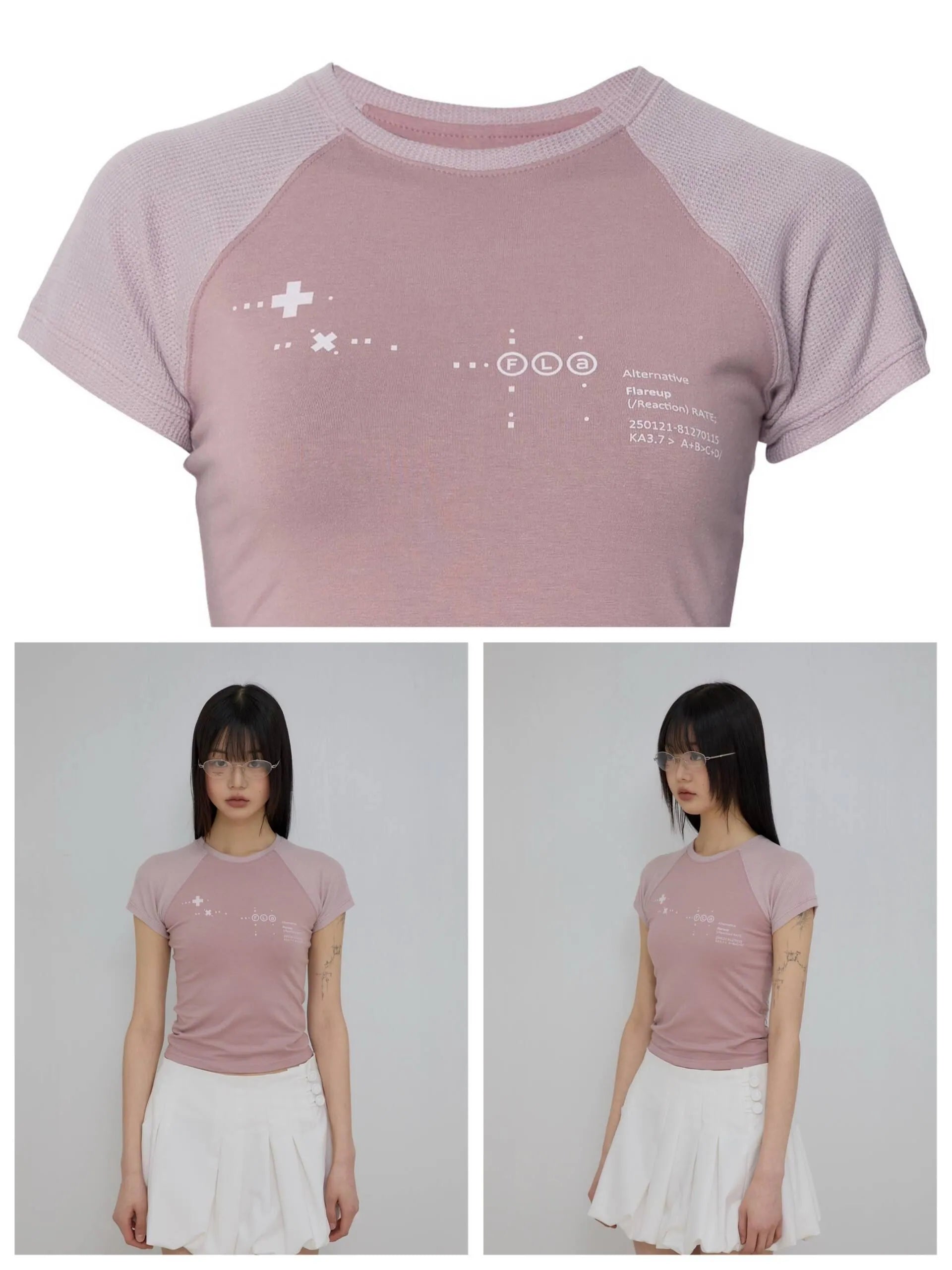 【Flare up】Muta Waffle Raglan T-Shirt  [6 colors]
