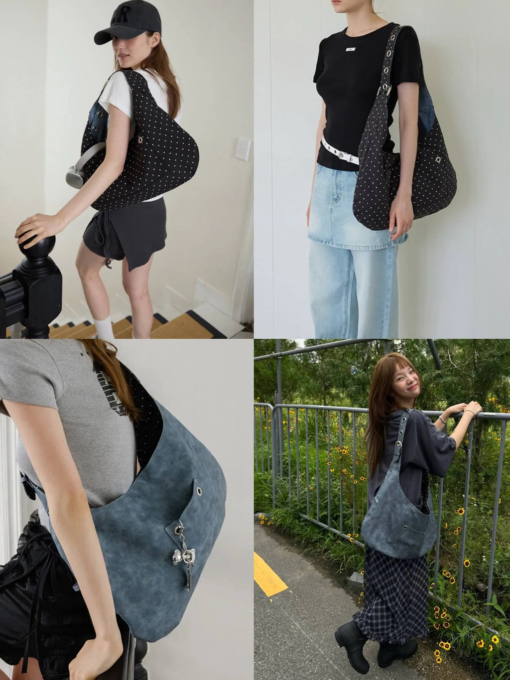 【Leterie】BUCKLE REVERSIBLE SHOULDER BAG [5 colors] （咖啡色現貨）