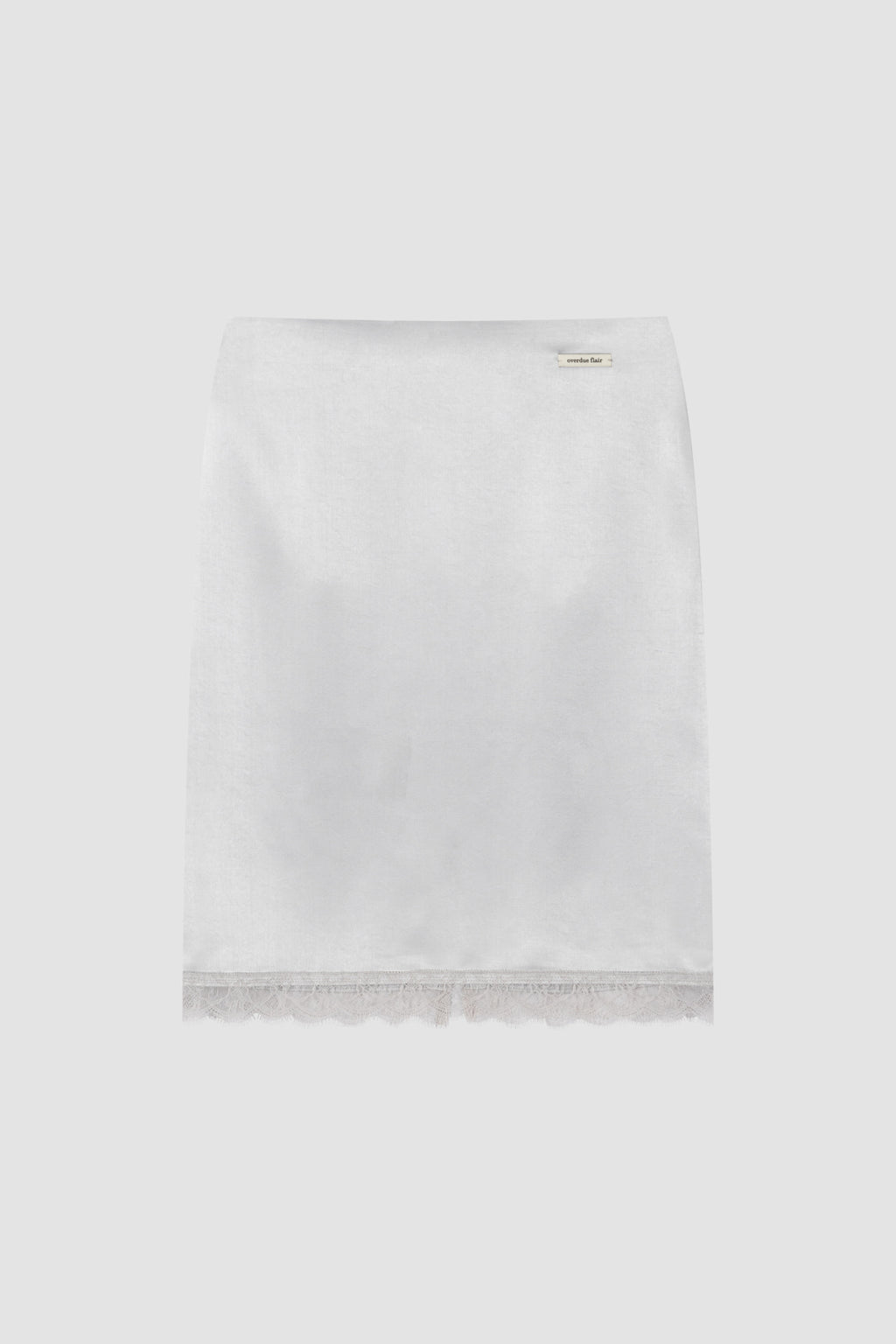 【overdue flair】 LACE SATIN MIDI SKIRT - 2 colors