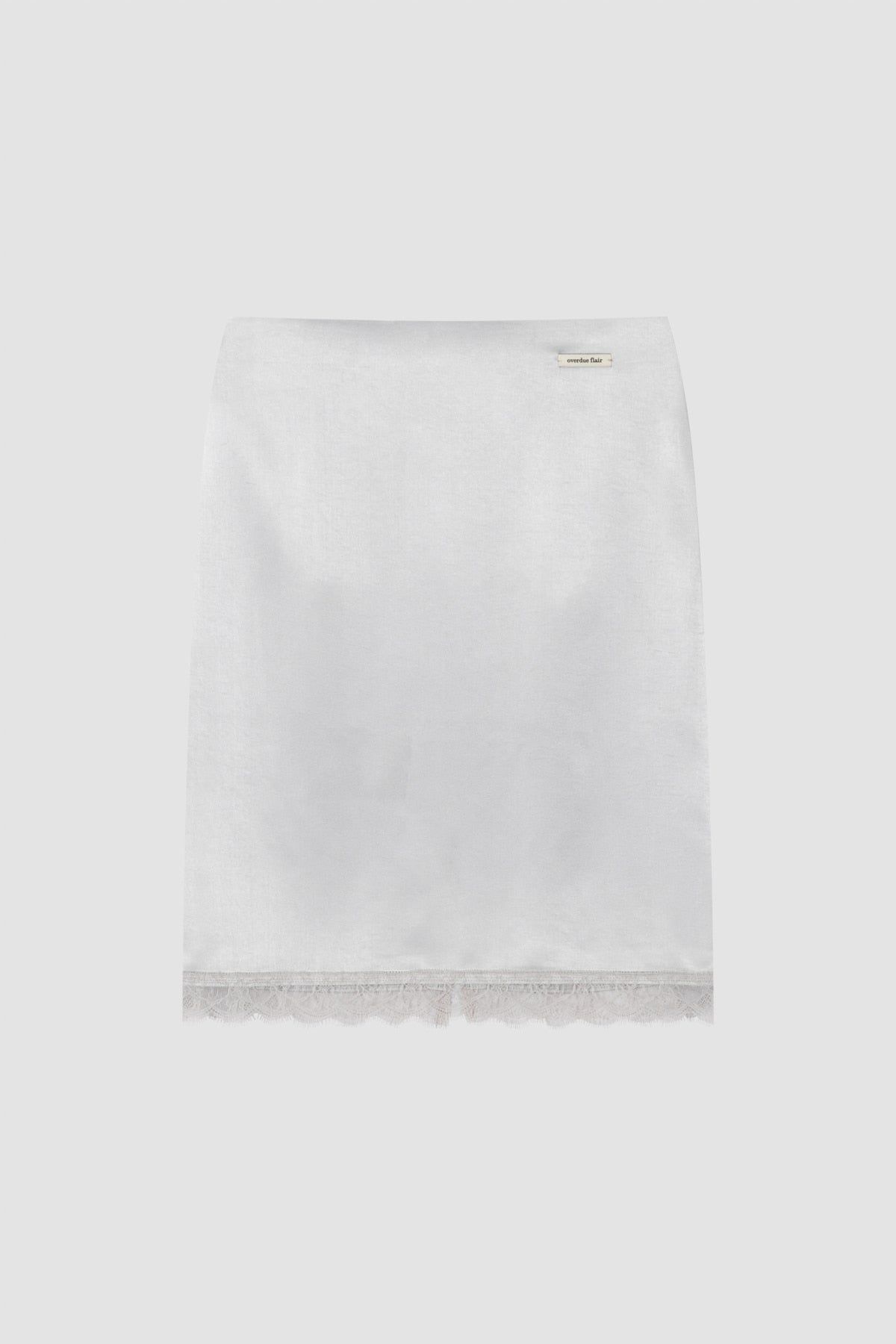 【overdue flair】 LACE SATIN MIDI SKIRT - 2 colors