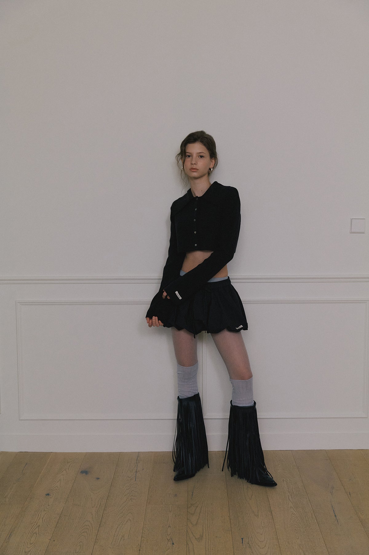 【overdue flair】BALLOON MICRO MINI SKIRT - 2 colors