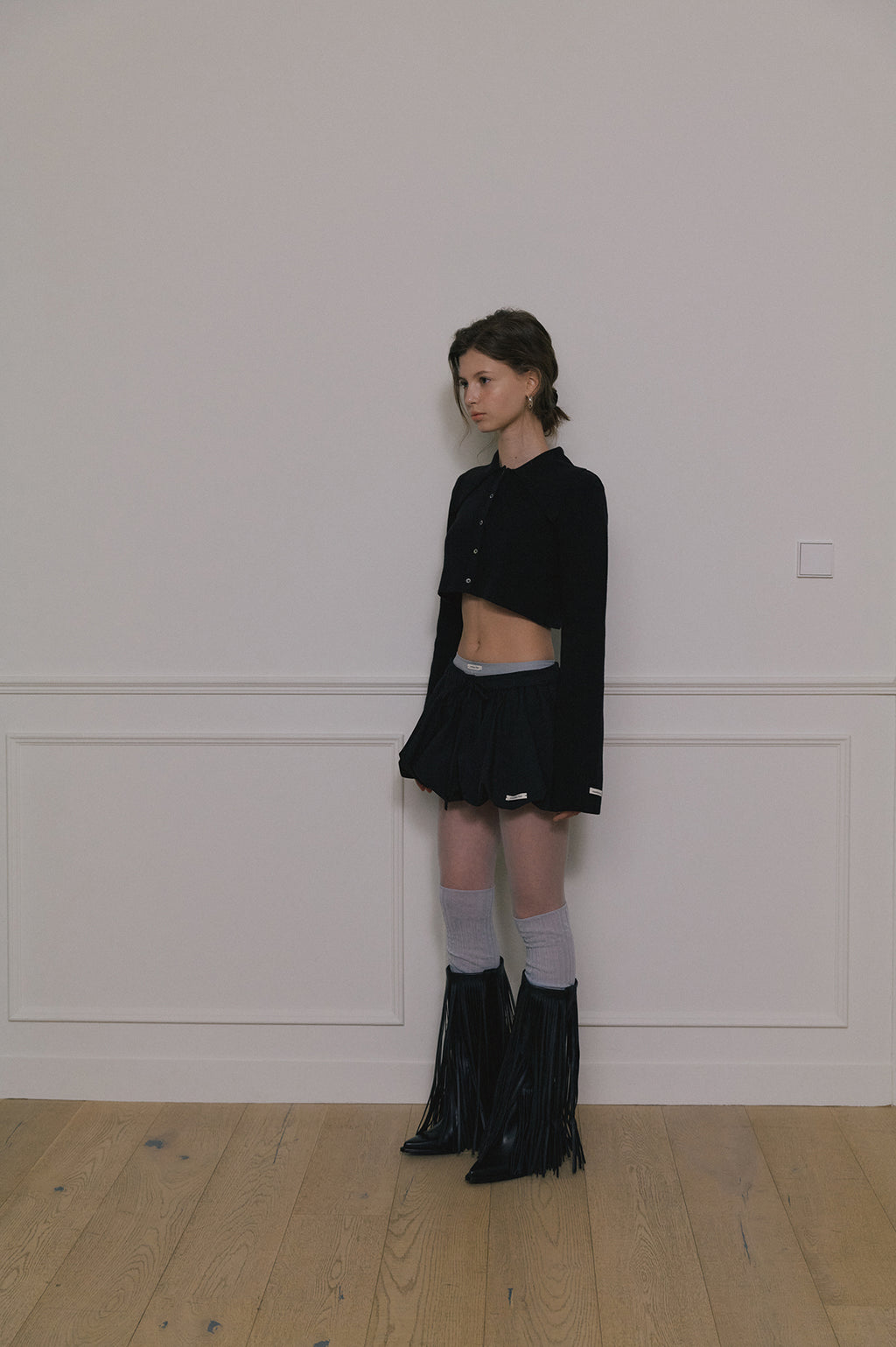 【overdue flair】BALLOON MICRO MINI SKIRT - 2 colors