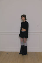 【overdue flair】BALLOON MICRO MINI SKIRT - 2 colors