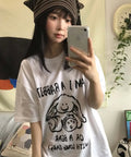 【niceghostclub】rabbit or bear tee [Black / White]