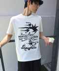 【niceghostclub】tornado logo tee [Black / White]