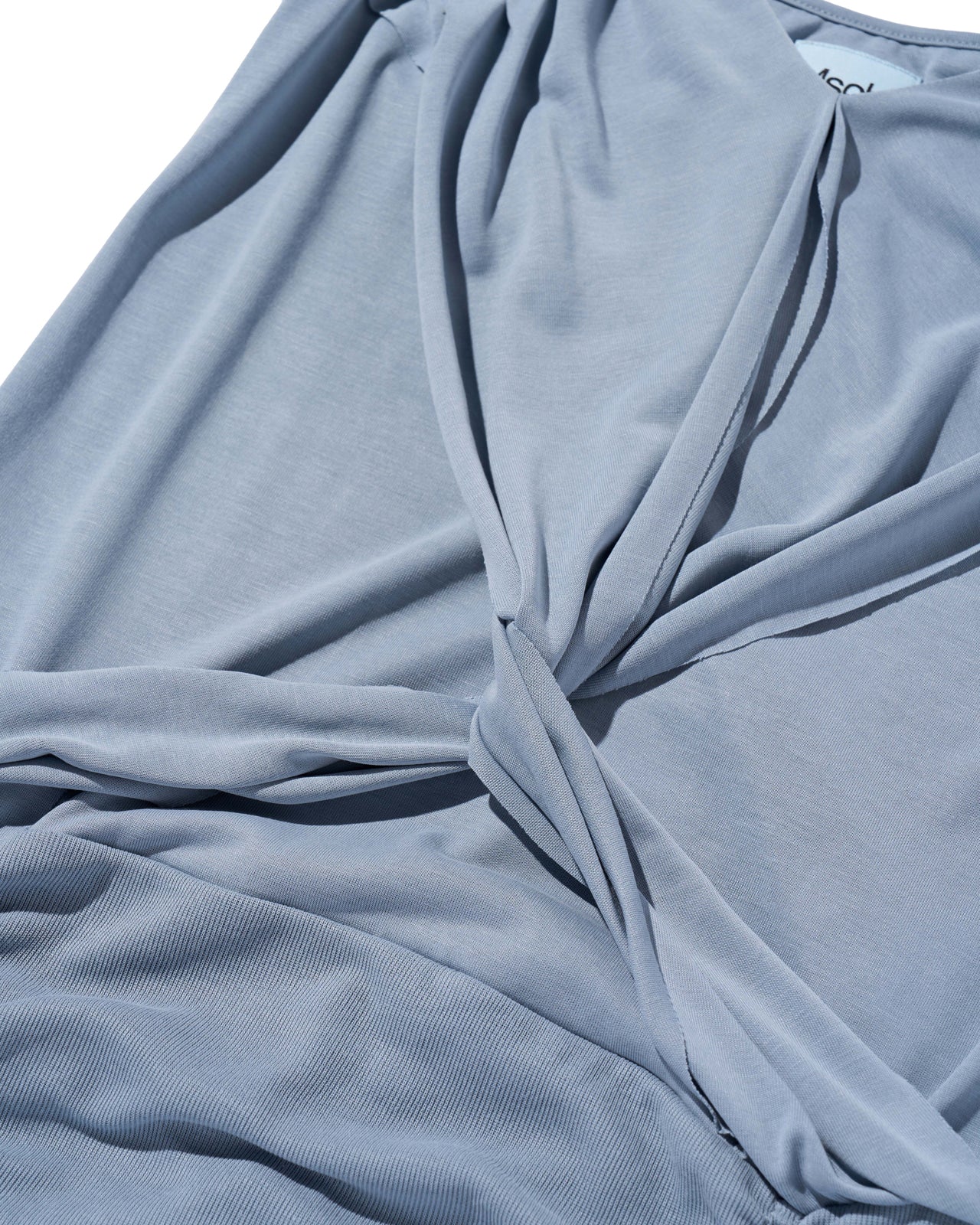 【mschief】TWIST DRAPED SLEEVELESS - 3 colors