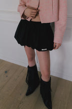 【overdue flair】BALLOON MICRO MINI SKIRT - 2 colors