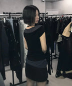 【Flare up】2-Layered Top [4 colors]