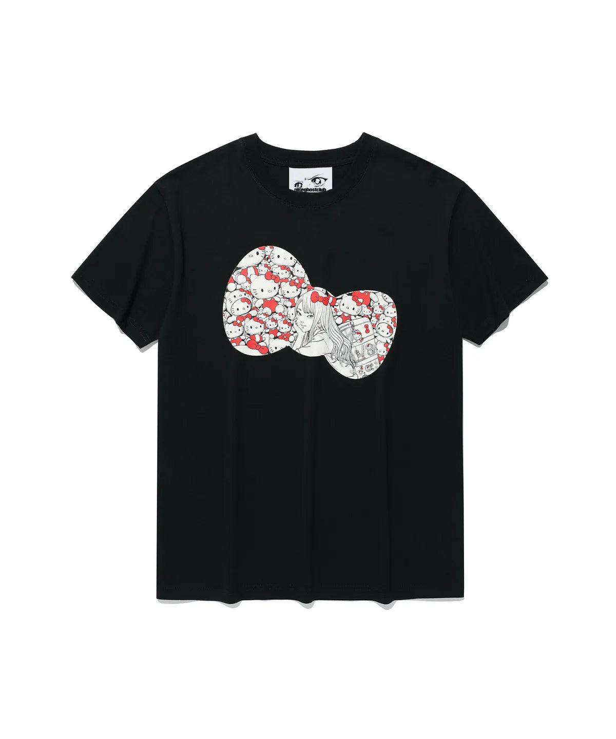 【niceghostclub】伊藤潤二 x 三麗鷗JS TOMIE HELLO KITTY RIBBON TEE
