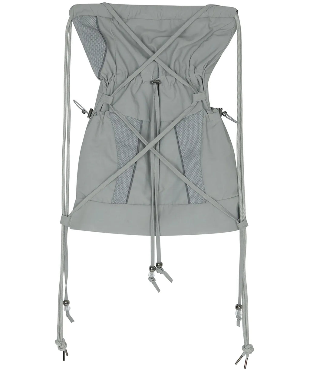 【Flare up】Division Gym Sack [Black / Light Gray]