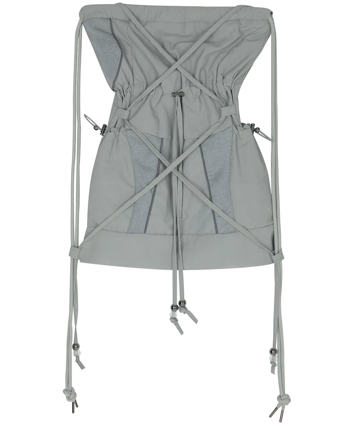 【Flare up】Division Gym Sack [Black / Light Gray]