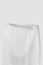 【overdue flair】 LACE SATIN MIDI SKIRT - 2 colors