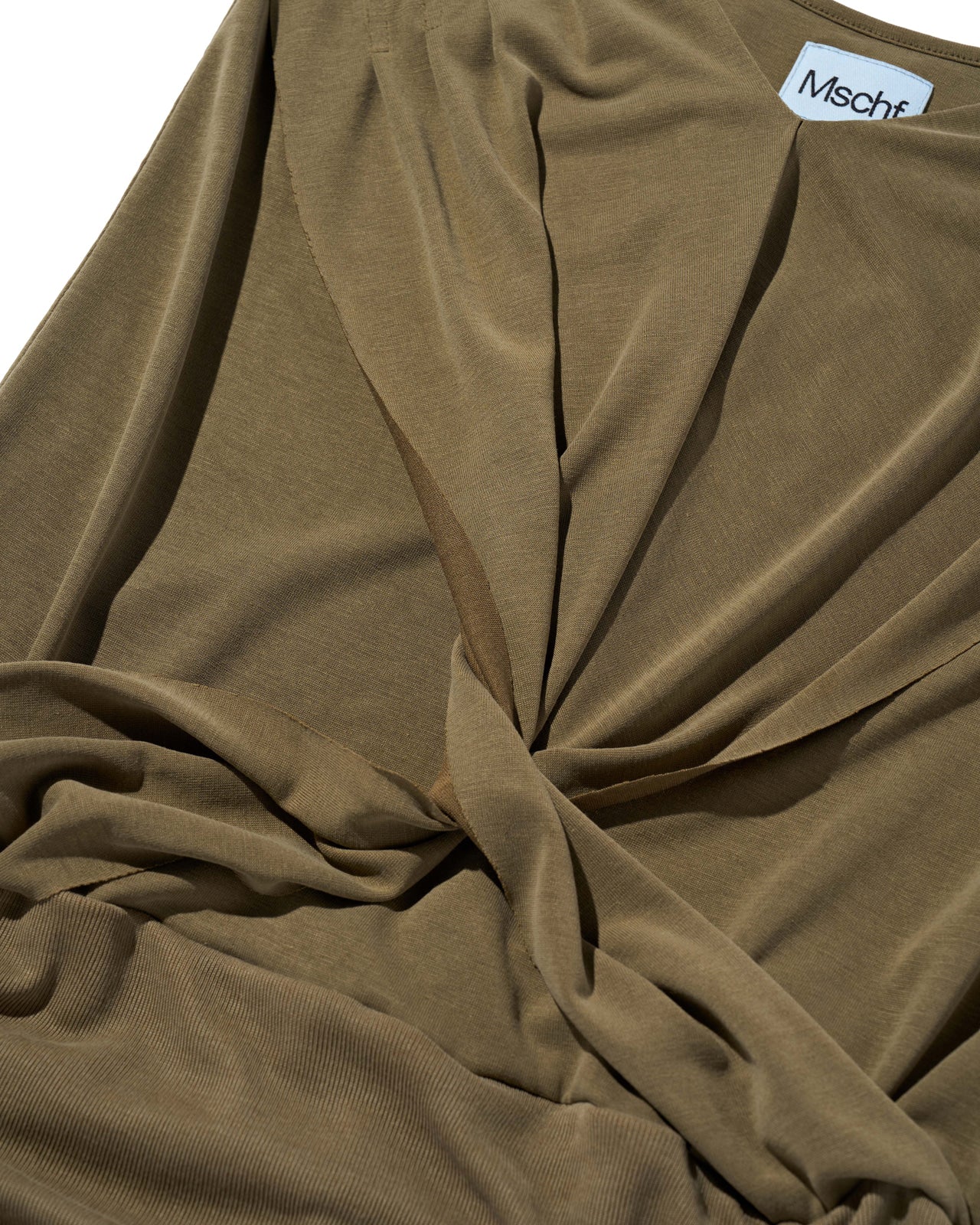 【mschief】TWIST DRAPED SLEEVELESS - 3 colors
