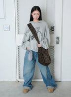 【itzavibe】REVERSIBLE BAG - LEOPARD / STRIPE