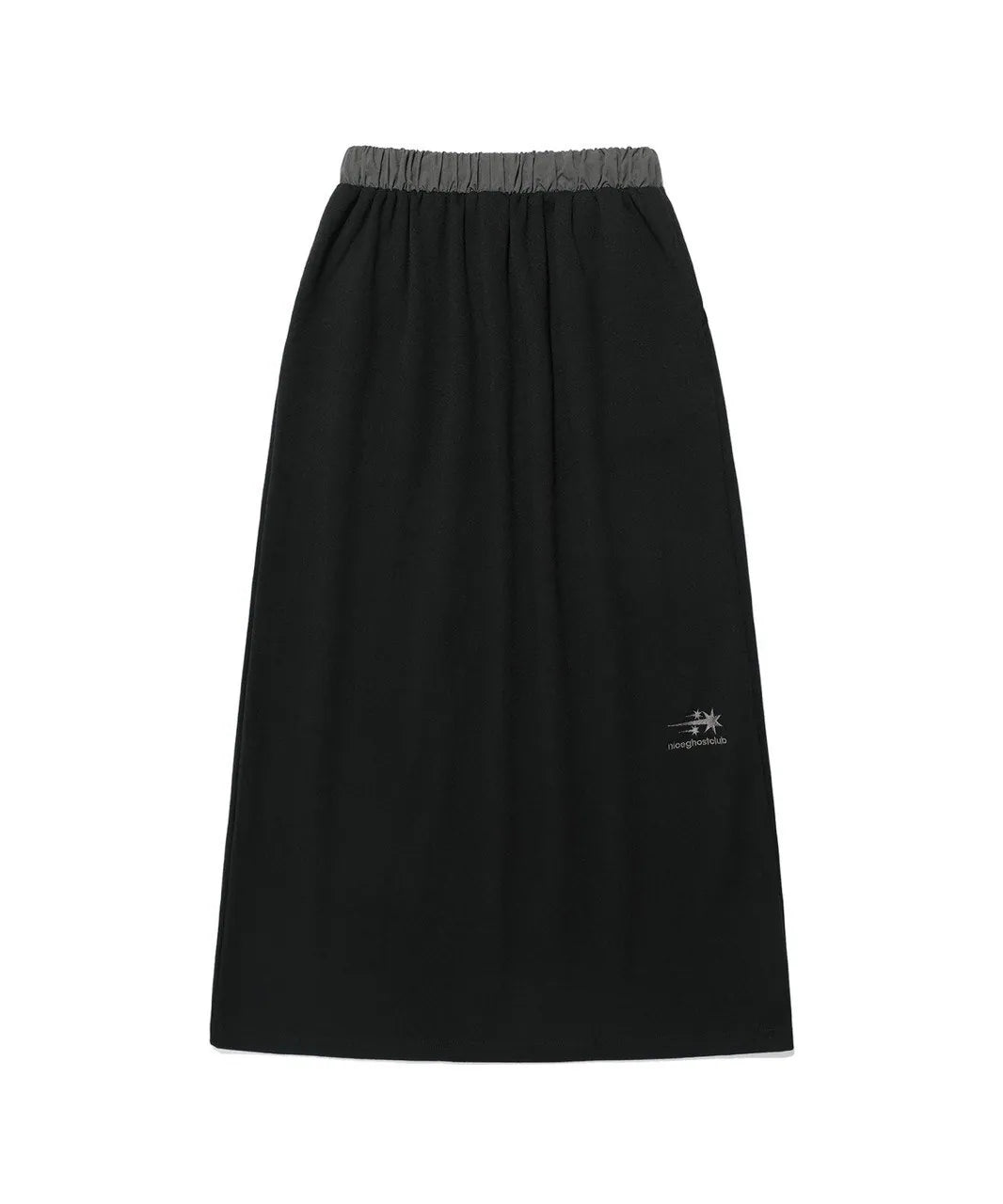 【niceghostclub】big star logo sweat skirt