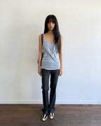 【mschief】TWIST DRAPED SLEEVELESS - 3 colors