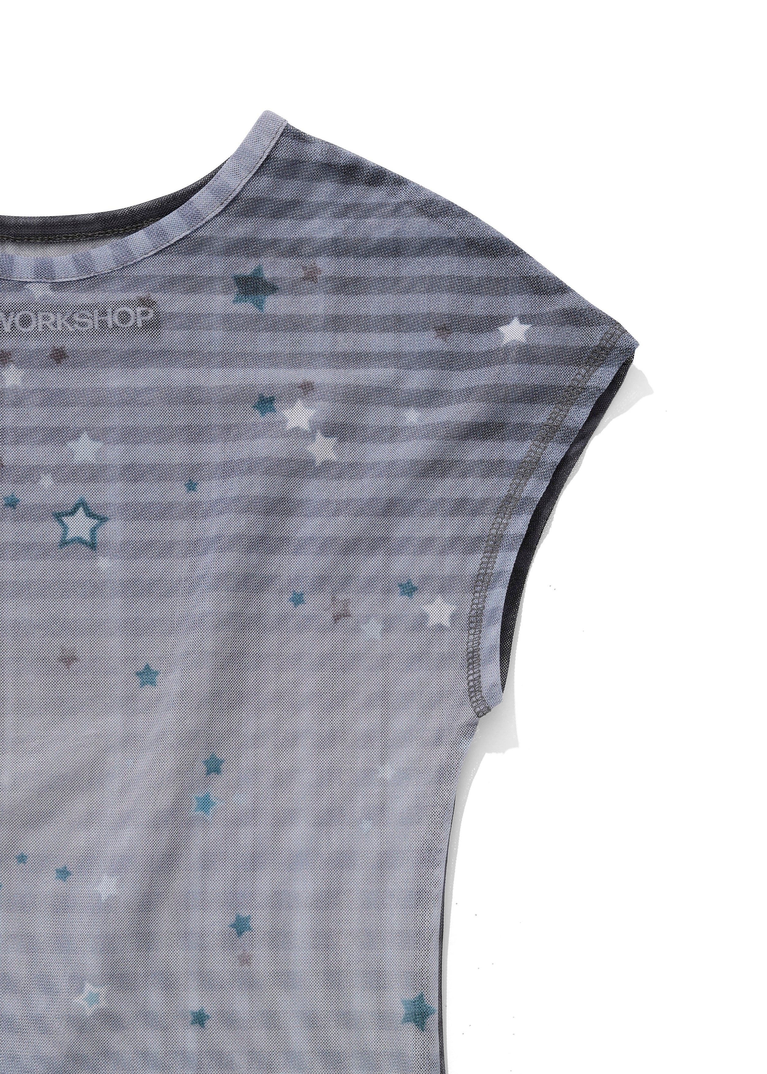 【odlyworkshop】Starburst Mesh Tee