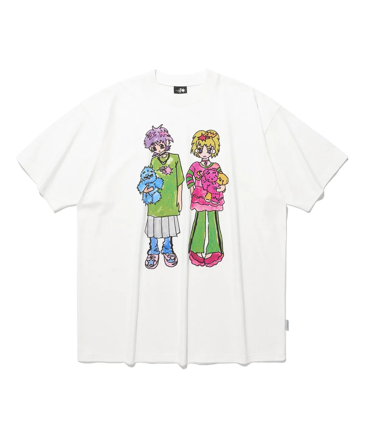【niceghostclub】[ x soulpusssy cat ] ghostsoulgirl big big tee [white/black]