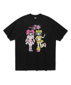 【niceghostclub】[ x soulpusssy cat ] ghostsoulgirl rabbit&bear big big tee [white/black]