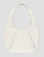 【Polysooem】WESTERN STUDDED SHOULDER BAG [ BROWN / IVORY ]