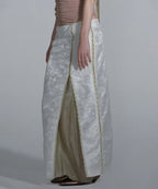 【SCULPTOR】Jacquard Layered Skirt - 2 colors