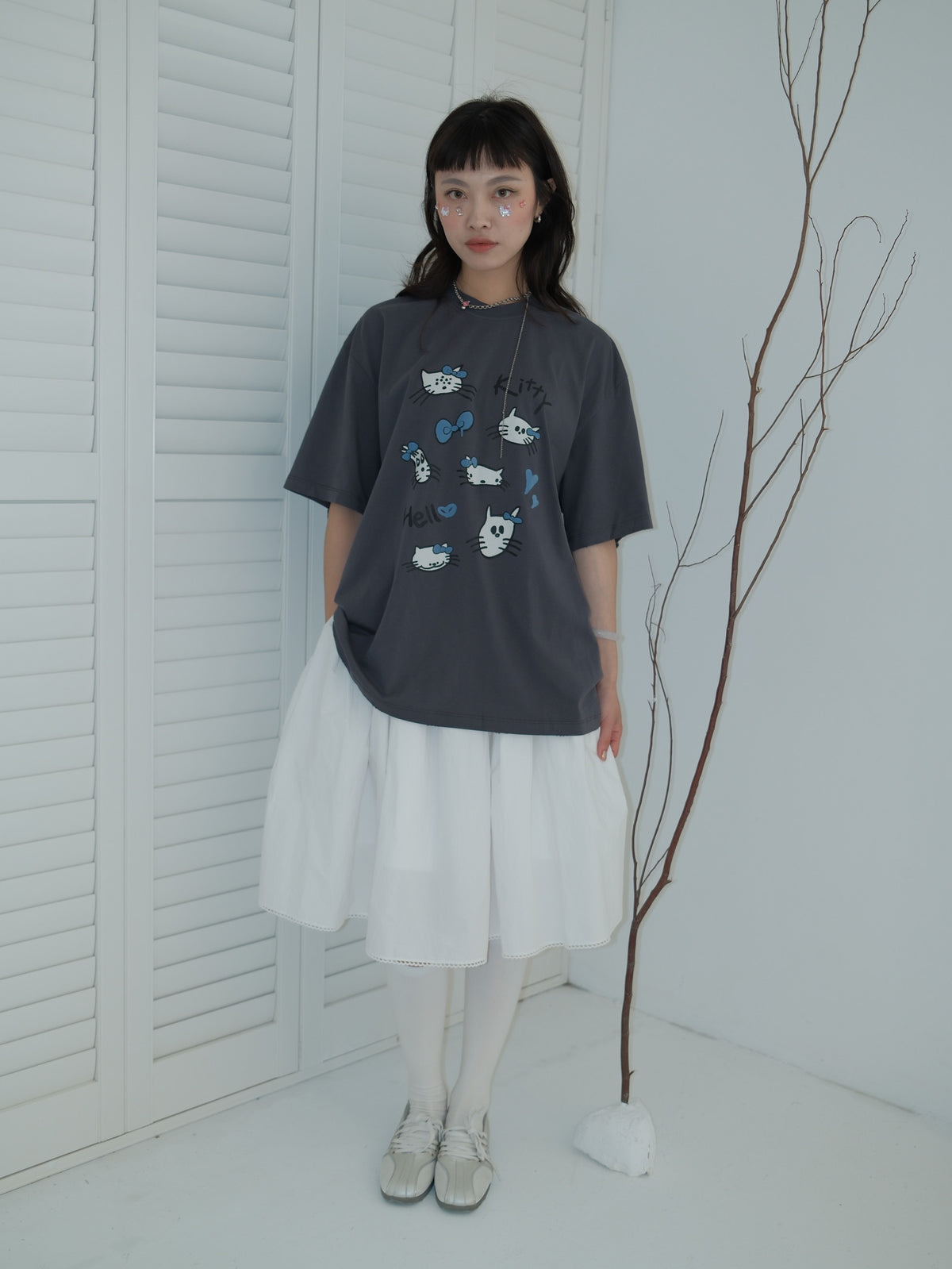 立體感澎澎五分短裙