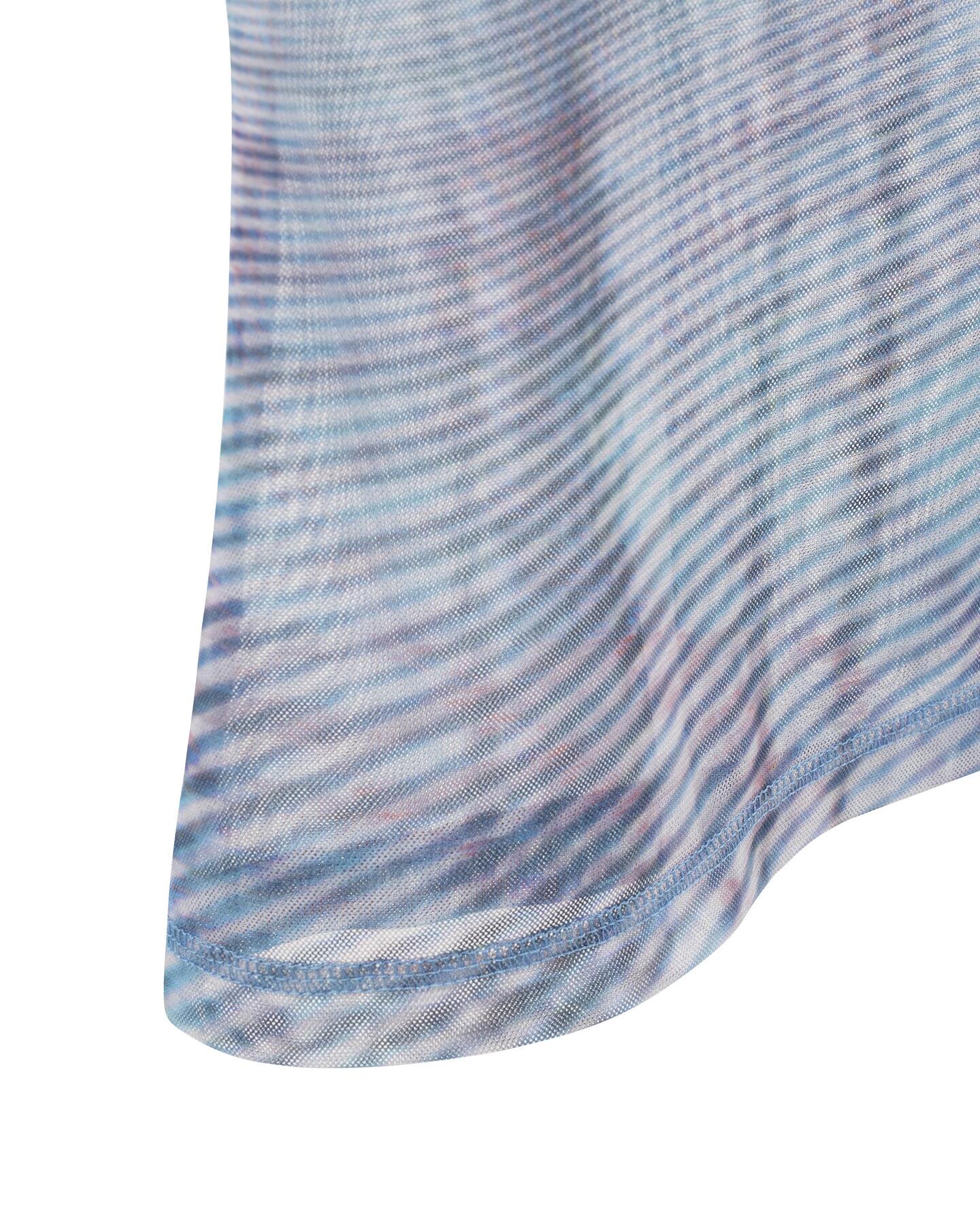 【odlyworkshop】Mesh checked Tee - 3 colors